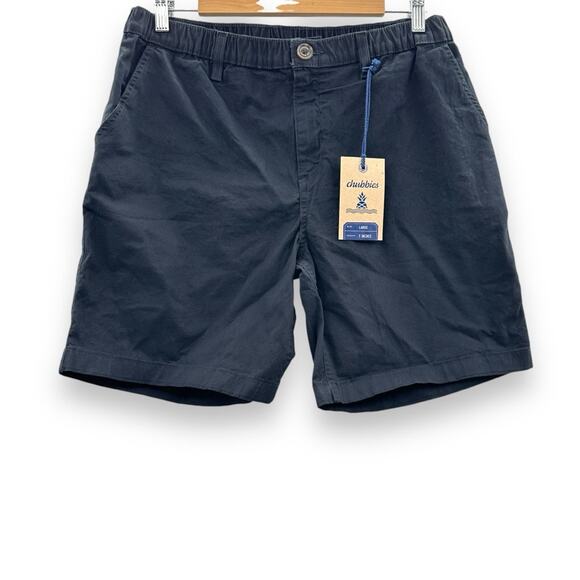 Chubbies The Dark N' Stormies Originals Stretch Twill Shorts 7" Inseam Sz L‎ NEW - Picture 3 of 9